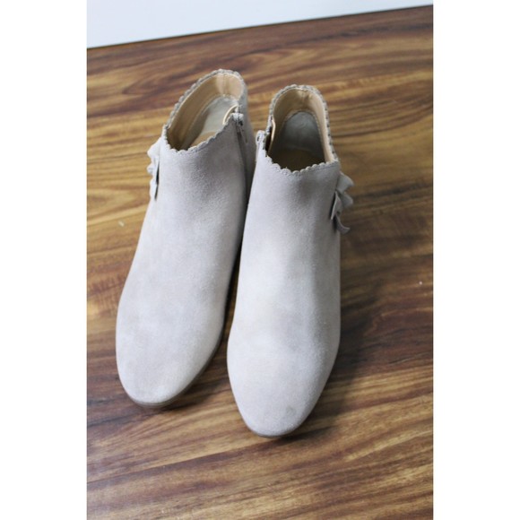 Jack Rogers Light Tan Beige Booties Size 8 - Picture 9 of 10